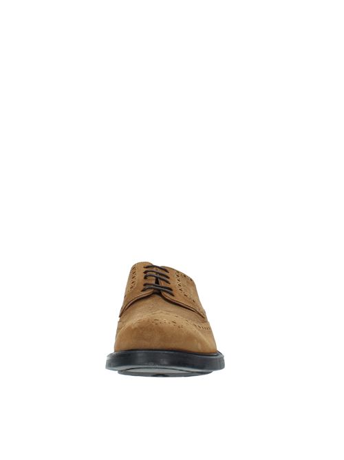 Laced shoes model 206-03 in suede TRIVER FLIGHT | 206-03 CROSTAMARRONE